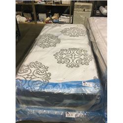 TWIN SIZED SERTA PERFECT SLEEPER PILLOWTOP MATTRESS WITH BOX SPRING