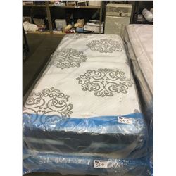 TWIN SIZED SERTA PERFECT SLEEPER PILLOWTOP MATTRESS WITH BOX SPRING