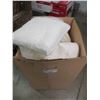 Image 1 : LARGE BOX OF ASSORTED THROW PILLOWS