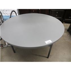 LARGE ROUND FOLDING CONFERENCE TABLE