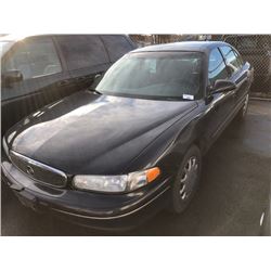 2002 BUICK CENTURY, 4DR SEDAN, BLACK, VIN #2G4WS52J321277378