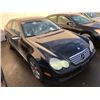 Image 2 : 2002 MERCEDES C320 KOMPRESSOR, 2DRCPE, BLACK, VIN # WDBRN47J82A354746