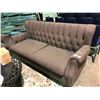 Image 2 : TEXTURED BROWN 3 PCS SOFA, LOVESEAT & CHAIR SET