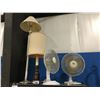 Image 1 : FLOOR LAMP , TABLE LAMP & 2 OSCILLATING FANS