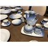 Image 2 : 55 PCS B&G KJOBENHAVN DENMARK PORCELAIN DINNERWARE