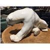 Image 2 : B&G MADE IN COPENHAGEN DENMARK LARGE PORCELAIN POLAR BEAR MEASURES 14"L, STANDS 8",  7 1/2"W