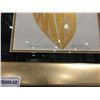Image 2 : FRAMED "TWO EAGLE FEATHER  DESIGN" SIGNED BY ARTIST