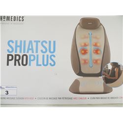 HOMEDICS SHIATSU PRO PLUS MASSAGE CUSHION WITH HEAT