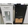 Image 1 : 2 SMALL STANDING FLOOR CABINETS 14"W X 11.25"D X 29.75"H