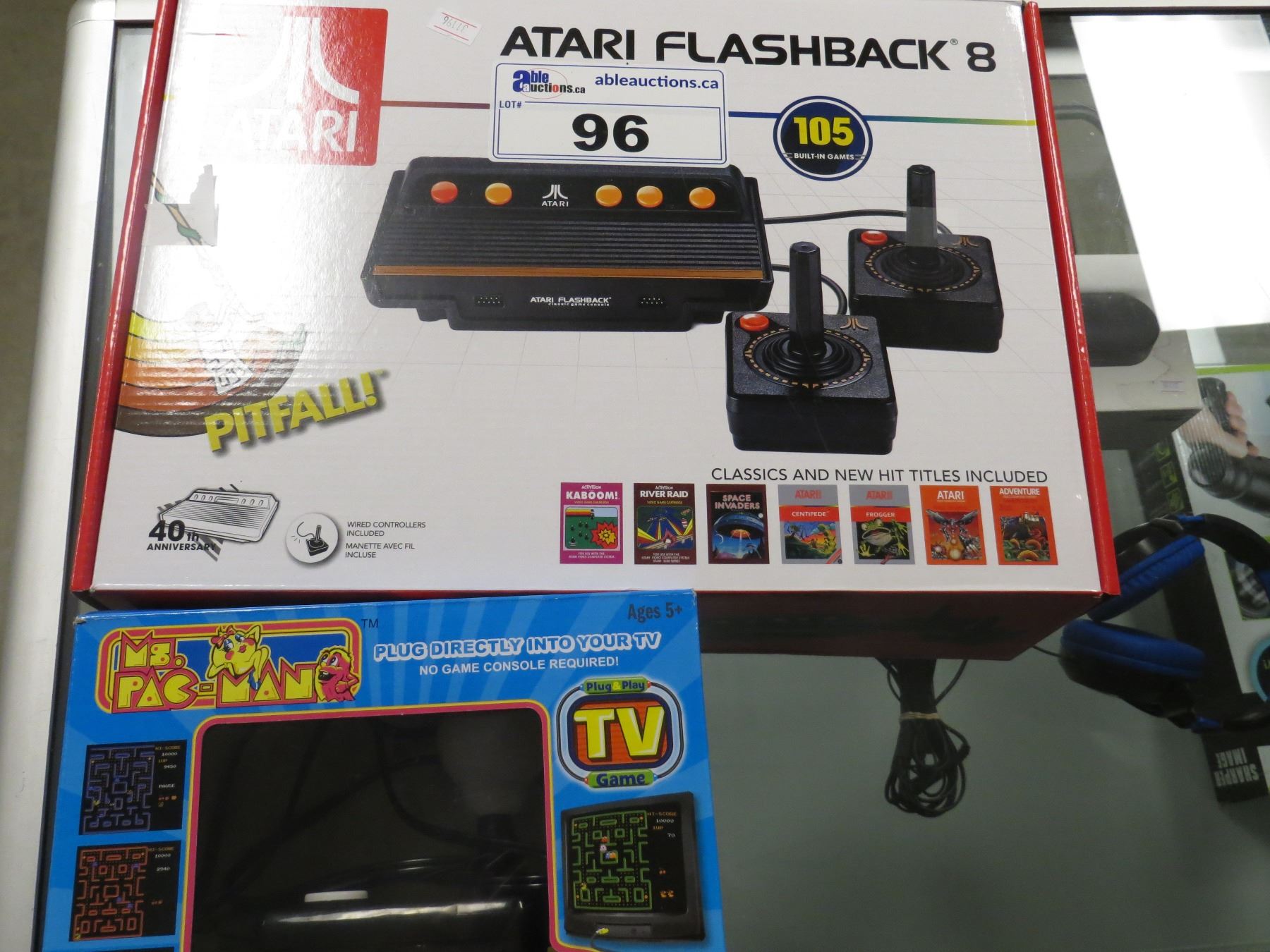 MS PAC-MAN CONSOLE & ATARI FLASHBACK 8 CONSOLE