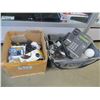 Image 1 : 2 BOXES OF MISC/ELECTRONICS/CORDS/IPAD MOUNT/COMPUTER GAMES/PHONE/ETC