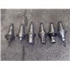 Image 2 : CAT50 GS End Mill Holders, (2) 1/2", (1) 3/4" (3) 1"