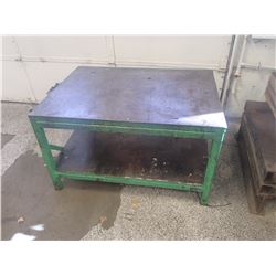 Steel Work Table, 50" x 36" x 29"