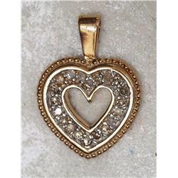 #20-10KT YELLOW -WHITE GOLD  DIAMOND (0.14CT)