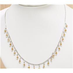 #26-STERLING SILVER YELLOW SAPPHIRE (3.60CT)