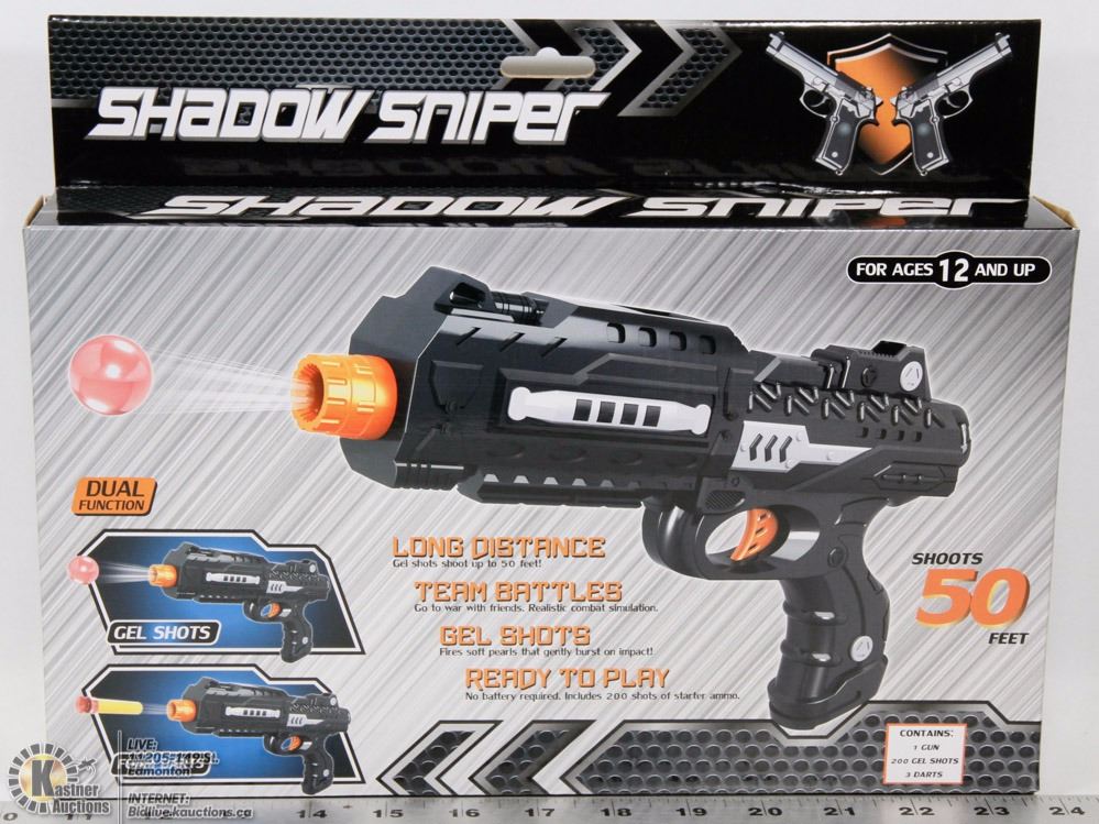 NEW SHADOW SNIPER GEL OR FOAM DART TOY GUN
