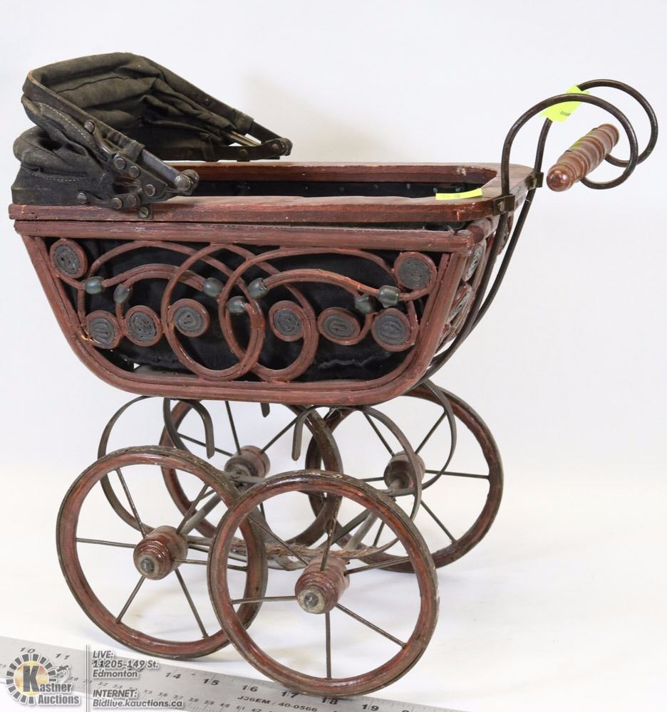 old style baby carriage