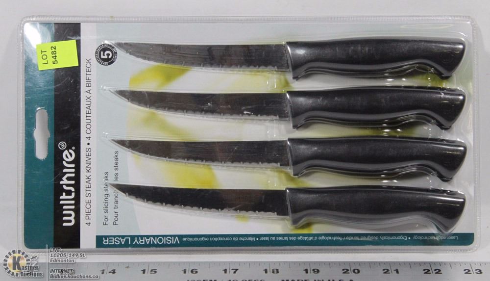 WILTSHIRE 4PC STEAK KNIFE SET
