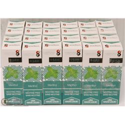 24 MENTHOL FLAVOUR E-JUICE VAPOR REFILLS