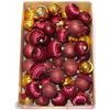 Image 1 : FLAT WITH ROYAL COLOURED CHRISTMAS BALLS AND
