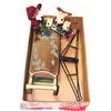 Image 1 : BOX WITH HEAVY FOLDING METAL CHRISTMAS TREE