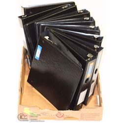 BOX WITH 10 BINDERS