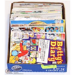 BOX OF VINTAGE ARCHIE COMICS.