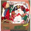 Image 1 : BOX W/NEW CHRISTMAS ITEMS INCL. SINGING