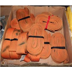 LOT OF NINE -20' SLINGS