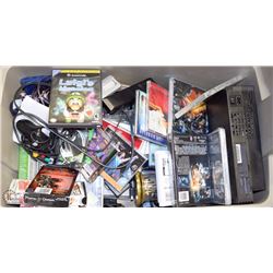 BOX OF ASST. DVD'S ETC