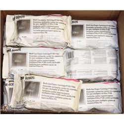 20 PKGS OF MULTIGAS VAPOR CARTRIDGES P100 FILTERS