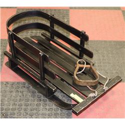 VINTAGE WOODEN SLEIGH.
