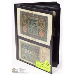 EXTENSIVE GERMAN BANK NOTE COLLECTION