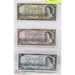 1954 BANKNOTE LOT