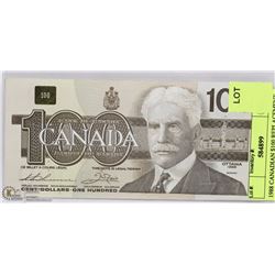 1988 CANADIAN $100 REPLACEMENT BILL.