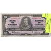Image 1 : 1937 CANADIAN $10.00 BILL.