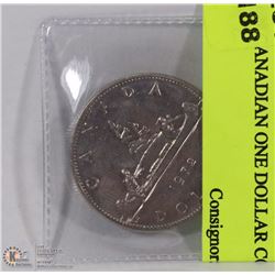1972 CANADIAN ONE DOLLAR COIN.