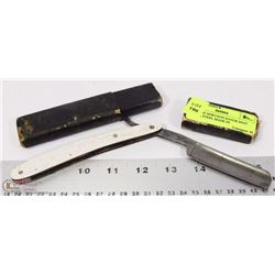 VINTAGE SPIKUSON RAZOR BEST SILVER STEEL MADE IN