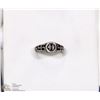 Image 1 : SS RING SIZE 11 MARKED "SS" WITH A CIRCLE  INSIDE
