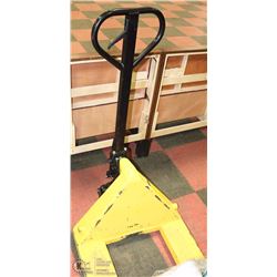 PALLET JACK 5500LB CAPACITY.