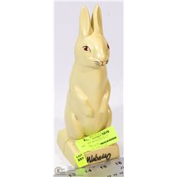 ADVERTISING WABASSO VINTAGE COIN BUNNY BANK