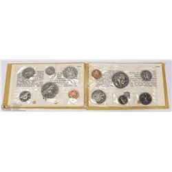 LOT OF 2 RCM PROOF-LIKE COIN SETS 1969 & 1970