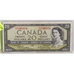 CANADA 1954  $20 BILL