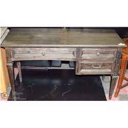 WOOD 3 DRAWER DESK
