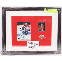 GUARANTEED AUTHENTIC AUTOGRAPH GUY LAFLEUR