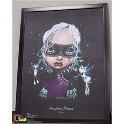 FRAMED ANGELINA WRONA PRINT "ATLANTIS".