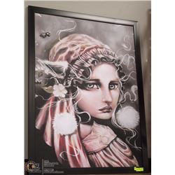 FRAMED ANGELINA WRONA PRINT "MARY".