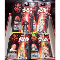 4 STAR WARS FIGURES (TALKING CHIP) HASBRO 1998 NEW