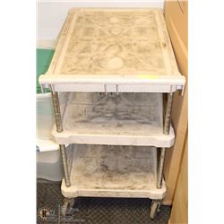 3 TIER TROLLEY CART