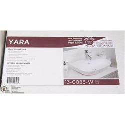 NEW VESSEL SINK 21"X15"X6-1/8"H